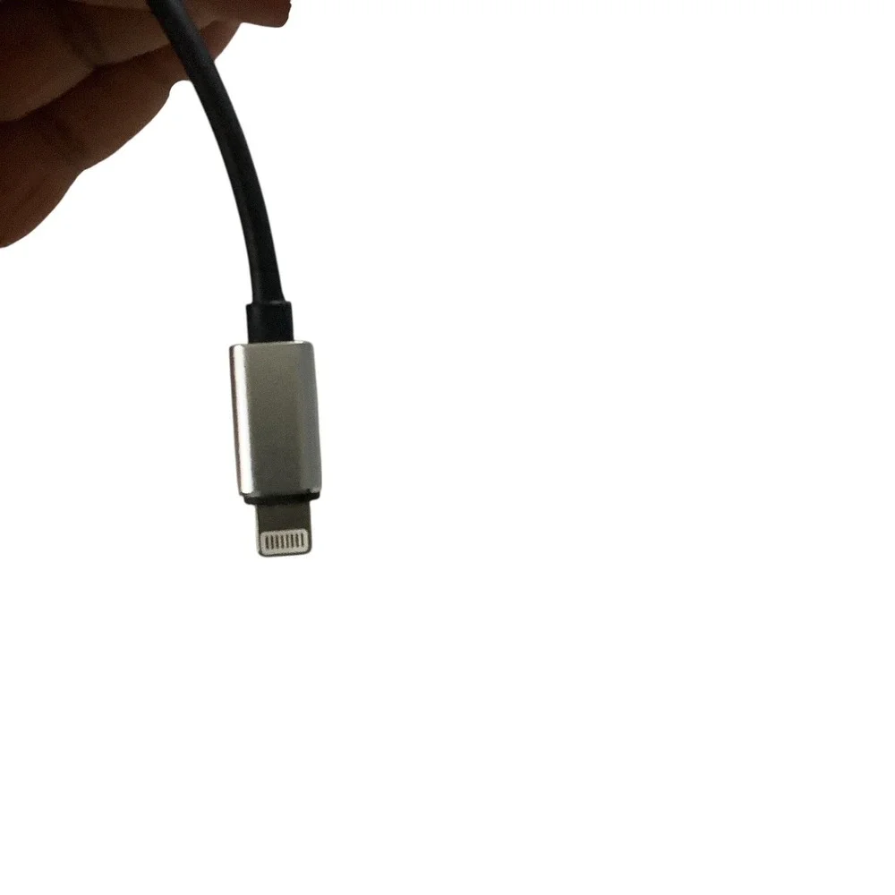 Iphone Dual Lightning Headphone Splitter 2in1 Audio‎ Charge Adapter Dongle Jack
